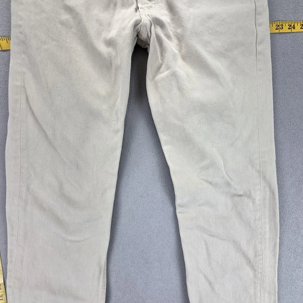 Vintage Levis 501 Jeans Mens Beige Straight Button Fly Made USA Fits 28x30